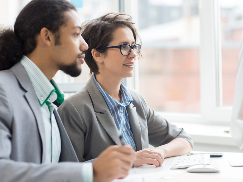 Employees using ChatGPT at work with managed IT support and services for business security.